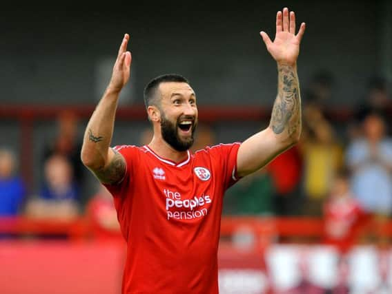 Crawley Town's Ollie Palmer. Picture by Steve Robards