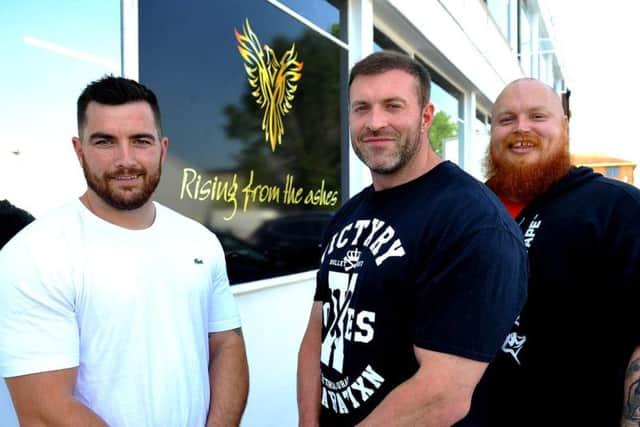 Joint owners Mark Boyce and James Marshall with member of staff Dave Stone. Photo by Steve Robards