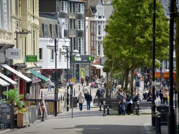 Hastings town centre