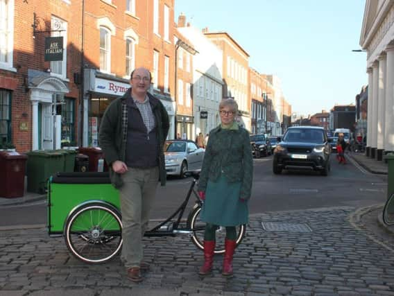 Campaigner Mark Record's car free day idea has been supported by city councillor Sarah Sharp