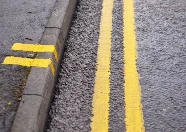 Double yellow lines