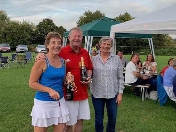 Champagne tournament winners at Midhurst TC