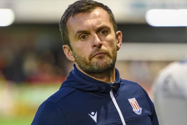 Stoke City boss Nathan Jones. Picture by PW Sporting Photography