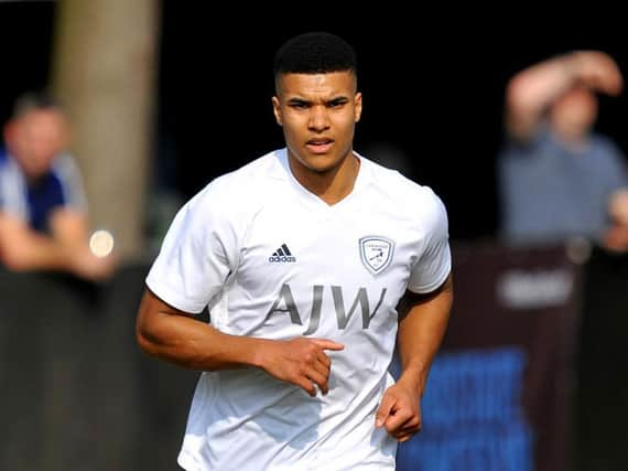 Jason Dawson levelled for Loxwood but couldnt prevent the Magpies from falling to defeat at Steyning Town. Picture by Steve Robards