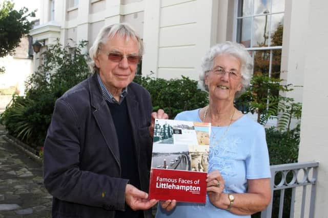 DM19100022a.jpg. Book on Littlehampton published - Famous faces of Littlehampton. Jill Belchamber and David Twinn. Photo by Derek Martin Photography.