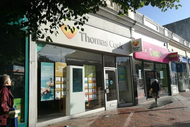 Thomas Cook in Eastbourne's Terminus Road SUS-190926-162128001