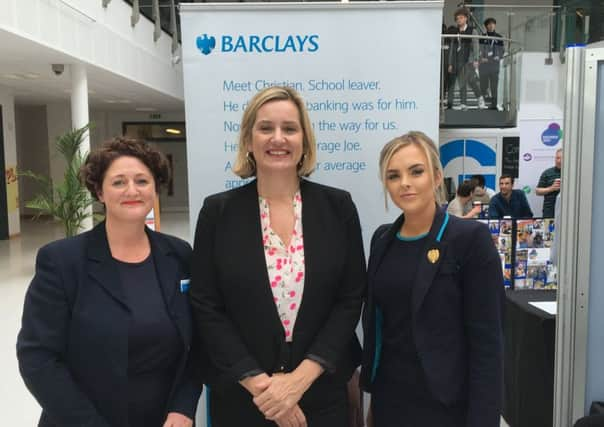 Amber Rudd at Jobs Fair SUS-190810-095852001