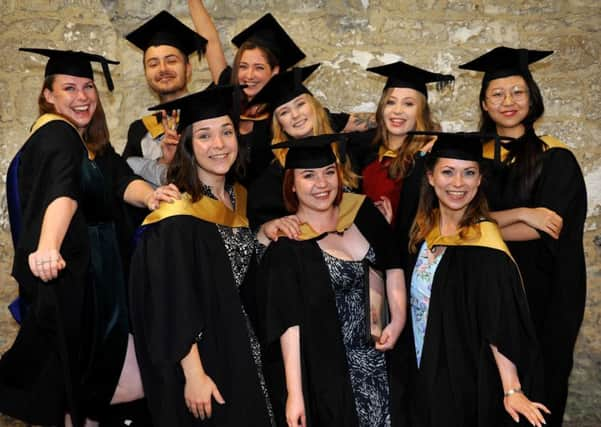 Dance students Chichester graduation ceremony at Chichester Cathedral. Pic Steve Robards SR24101902 SUS-191025-090709001