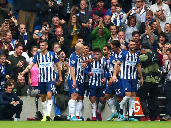 Brighton celebrate