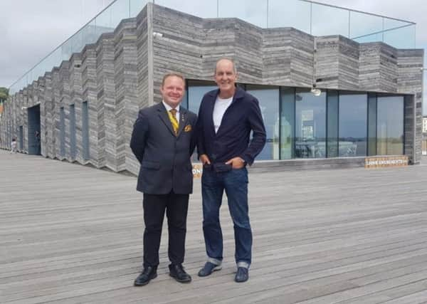 Grand Designs films on Hastings Pier SUS-191010-125812001