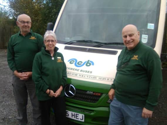 Members of the Cuckmere Buses volunteer service