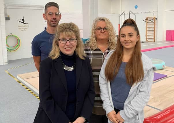 Maria Caulfield MP at Newhavens Harbourside Gymnastics Academy