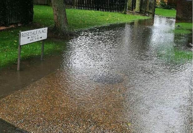 The puddle in question has been described as a lake