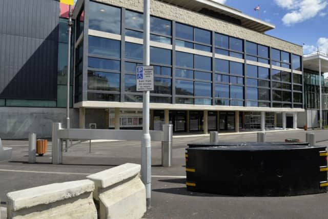 Disabled parking bays outside the Towner in Eastbourne (Photo by Jon Rigby) SUS-190407-102422008