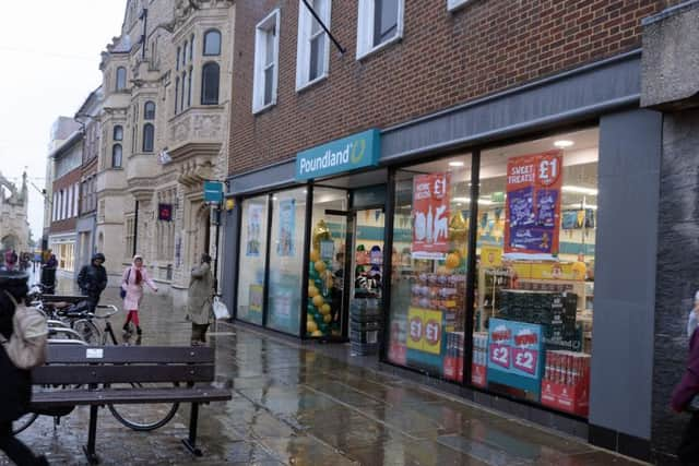 ks190599-3 Chichester Poundland phot kate...Kate Misiorska, manager of the new Poundland store in East Street Chichester.ks190599-3