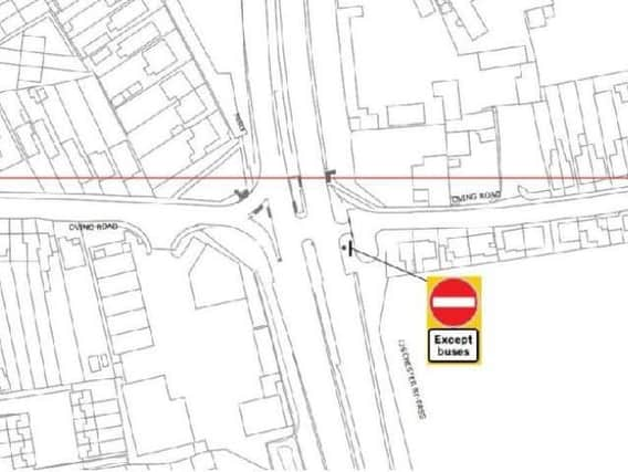 Oving Lights TRO schematic. Photo: West Sussex County Council