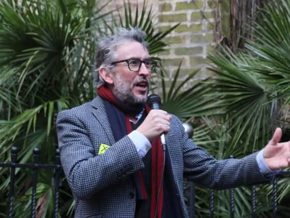 Steve Coogan in Hastings. Picture: Roberts Photographic