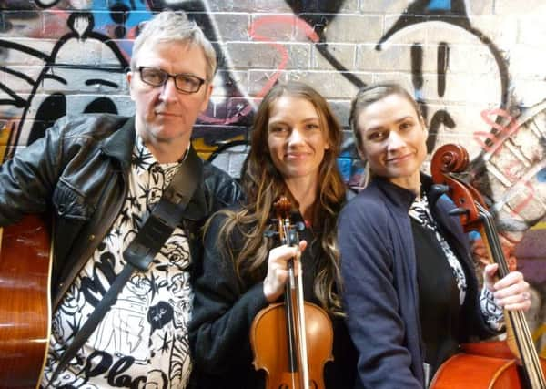 From left: James Traherne, Sonya Cullingford and Augustina Seymour. Photo by Lawrence Smith