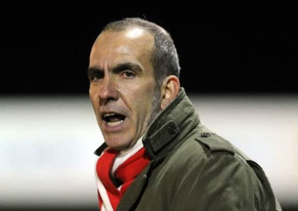 Crawley V Swindon- Paolo Di Canio watches (Pic by Jon Rigby)