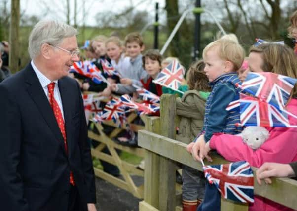 Etchingham royal visit. Duke of Gloucester