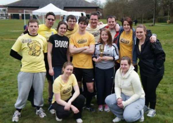 Lakeside Lions, winners of the Chichester Falcons' charity tournament  Picture by Matt Tebb