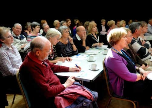 Horsham and Mid Sussex Clinical Commissioning Group meeting at Clair Hall, Haywards Heath 25-04-13