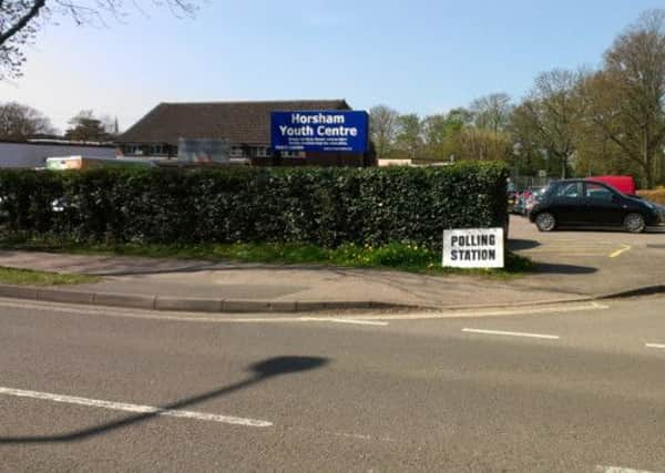 Polling station.