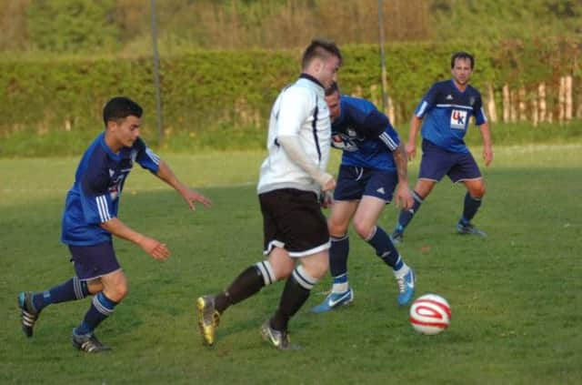 Bexhill United's first team lost to Sidley United in a Hastings & District FA Senior Cup semi-final on Tuesday evening. Picture by Simon Newstead