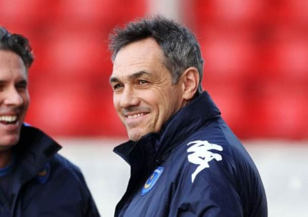 Pompey manager Guy Whittingham   Picture: Joe Pepler