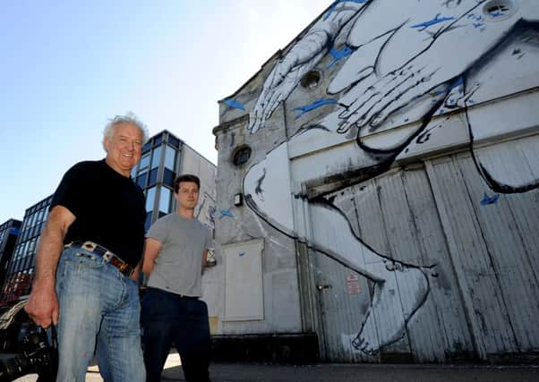 Neil Lawson-Baker with Richard Howard-Grffin. 

Picture by Louise Adams C130629-11