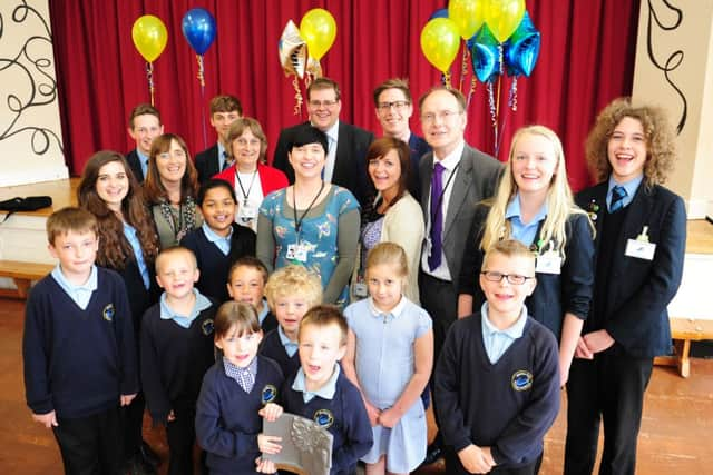 JPMT 170513   Teaching Awards - Warden Park Academy Trust - outstanding team of the year. Photo by Derek Martin