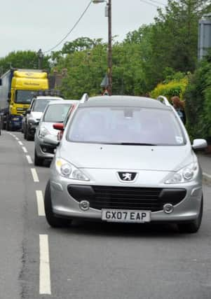 13/6/13- Traffic congestion in the North Trade Road, Battle.