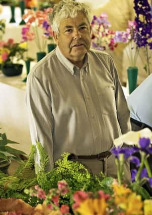 Roy Phillips Chairman of the Yapton & District Cottage and Gardeners Society present at the Society's show.