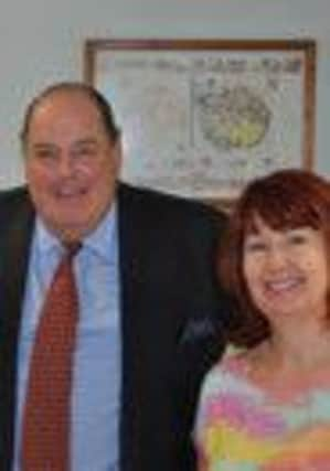 Nicholas Soames with Dawn Abbots