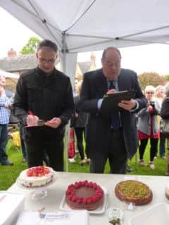 Editor in chief Gary Shipton, left, with Mid Sussex MP Nicholas Soames