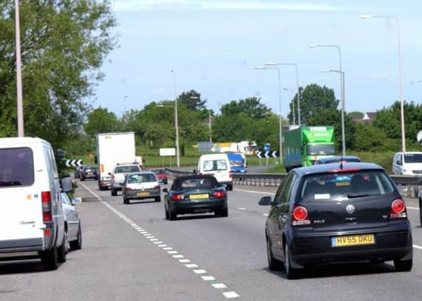 The A27 at Tangmere