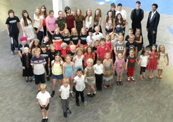 The cast of Littlehampton Razzamataz's summer show