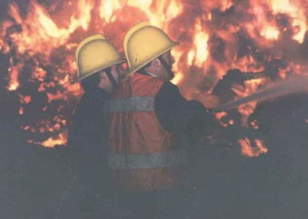 Firefighters tackle flames in one of many pictures supplied by East Wittering Fire Station
CONTRIBUTED PIC