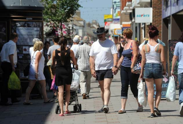 Traders enjoy heatwave business boost. Pictured is Montague Street