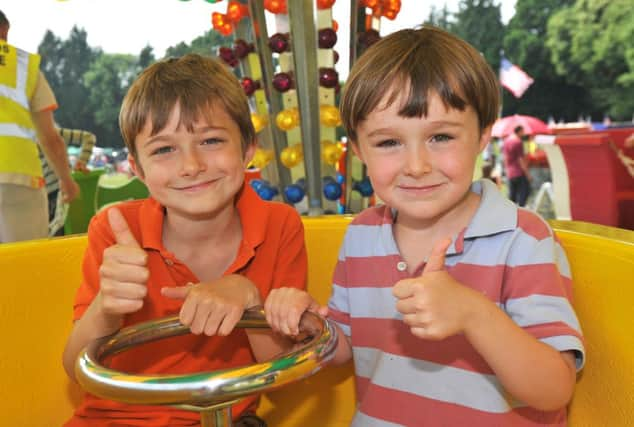 27/7/13- Iden Village Fete. Jack and Joseph Lennon