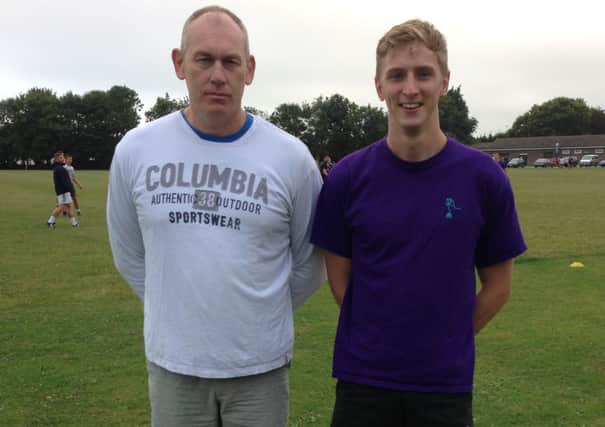 Steve Dove and Jack Tompkins have high hopes for Bognor's new season