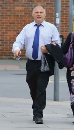 Edward Ephgrave arrives at court. Picture by Eddie Mitchell