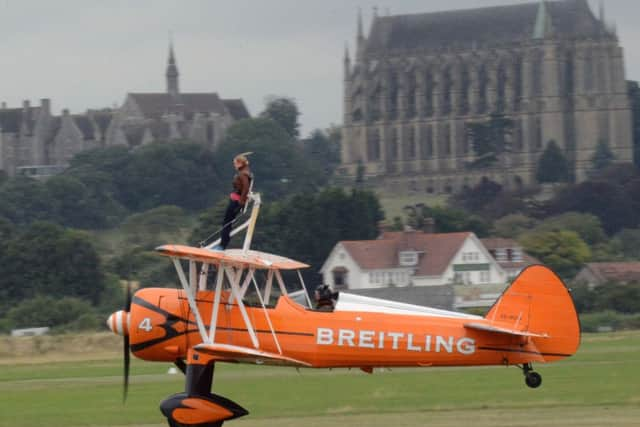 S34606H13

Alex Jenkins wing walks at Shoreham Airport