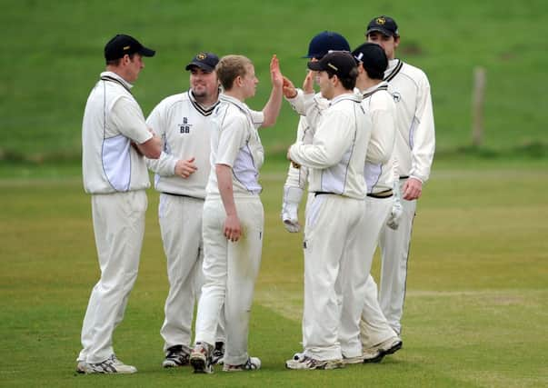 Findon CC V Eastbourne CC. Long Furlong. Action from the match.