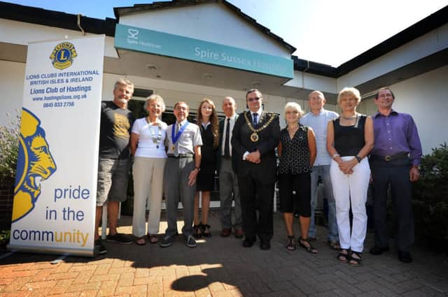 Invited guests at the launch of the 30th Hastings Half Marathon yesterday. Picture by Justin Lycett (eh36907)