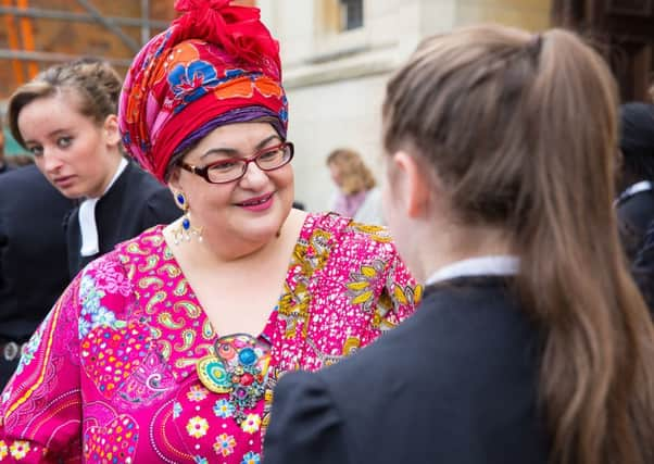 Camila Batmanghelidjh visits Christ's Hospital