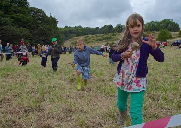 The egg and spoon race