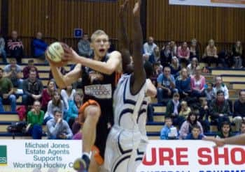 Tomas Seduikis in action against Bradford