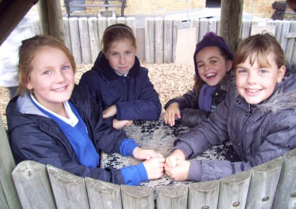 Pupils in the blitz experience shelter