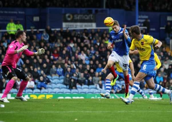 Ryan Bird nets his second. Picture: Joe Pepler